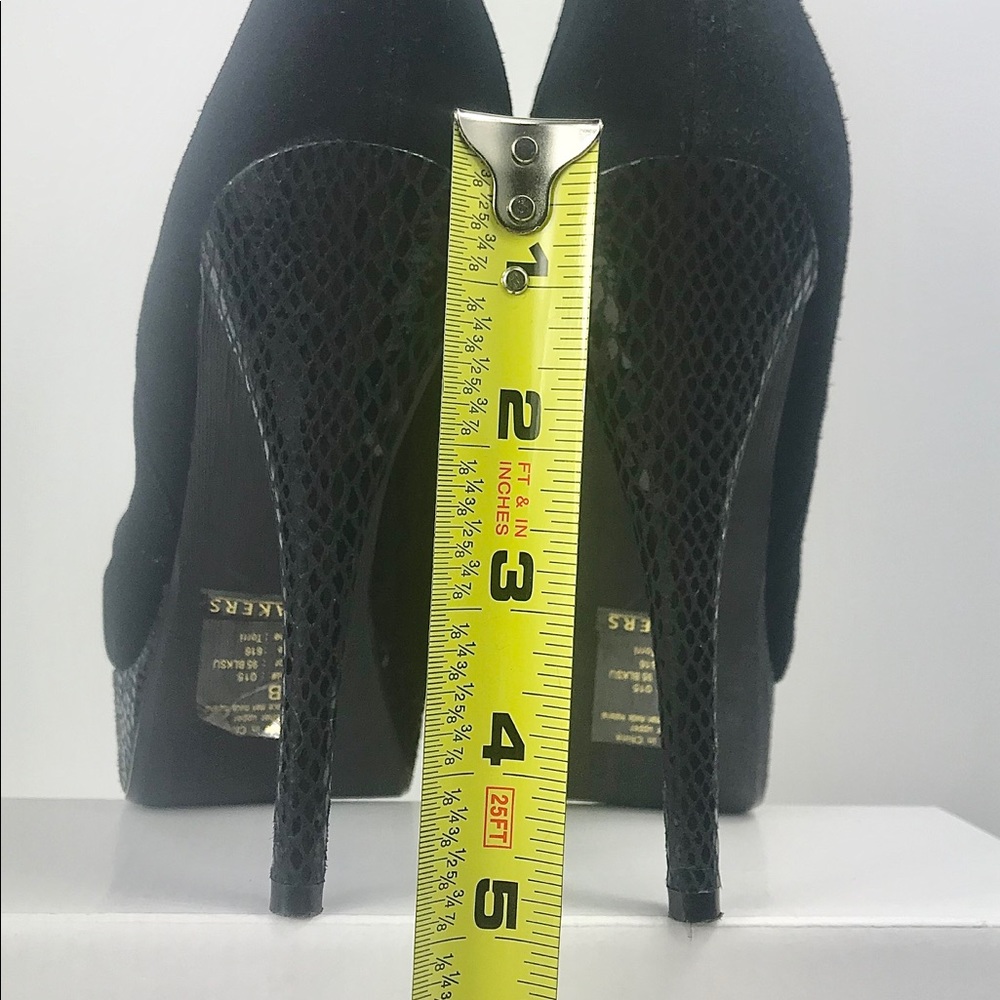 BAKERS Torri Black Suede Bootie, Size 9B, EUC - Picture 5 of 8